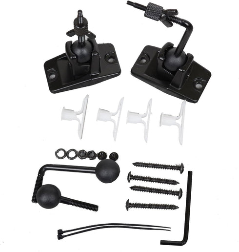 VideoSecu Universal Wall Ceiling Audio Speaker Mount for Home Theater - 4 Packs MS40B4 WN3 Speaker Bracket.