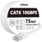 Jadaol Cat 6 Ethernet Cable 75 ft, 10Gbps Support Cat8 Cat7 Network,