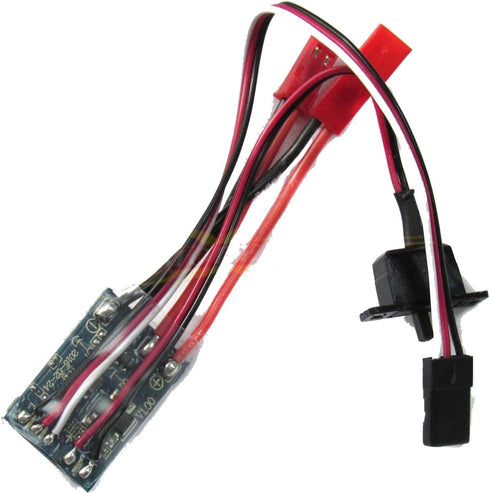 powerday 10A 130/180/260/280/380 Motor(2pcs) RC ESC Brushed Motor Speed Controller for RC Car Boat Tank with Brake This