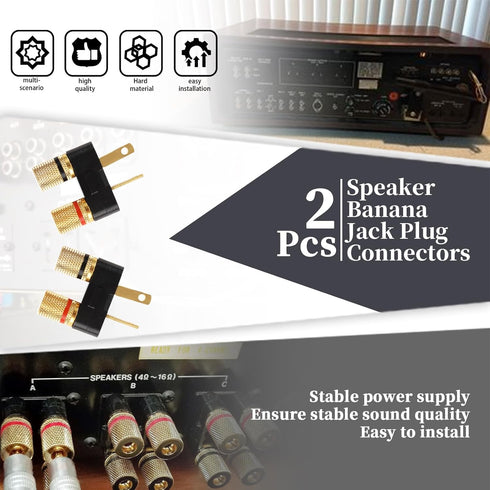 For Pioneer Speaker Banana Jack Plug Connectors SX-626 727 820 828 990 6000 (2)