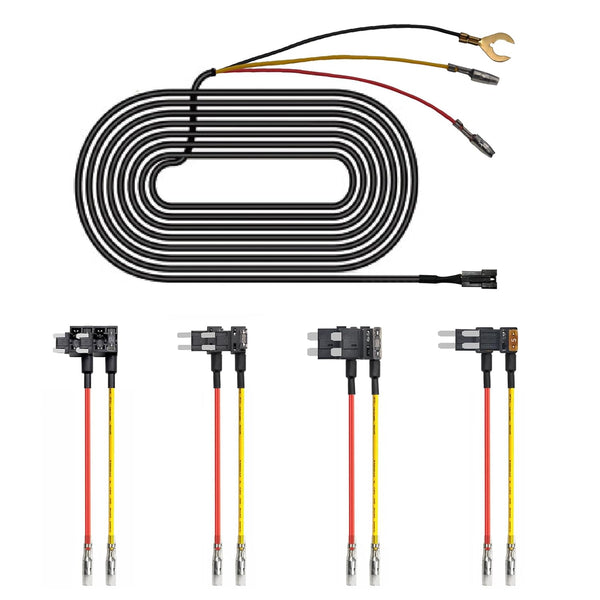 Fuse Box Power Adapter for mangoal Dash Cams, Upgrade Parking Monitoring Hardwire Kit Accessories