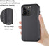 Co-Goldguard iPhone 15 Pro Case, Shockproof, Drop-proof, Heavy Duty Protection, 3 in 1 Cover, Black