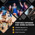 CofunKool 5.4, Small Portable Bluetooth Speaker with RGB Light, Clear Stereo Sound, Wireless Speaker Bluetooth TWS