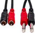 HOSA CPR203 Dual 1/4" to RCA, 3 Meters (9.9 ft)