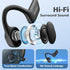 Upgraded Bone Conduction Headphones, IPX7 Waterproof, Bluetooth 5.3, 10H Playtime for Running, Gym