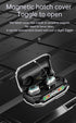 True Wireless Earbuds, 2024 Bluetooth 5.3 Headphones, Waterproof Touch Control Ear Buds with Built-in Mic, Model 36