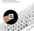 2Pcs Universal English Keyboard Stickers for PC Computer Mac Laptop Desktop Keyboard, English Keyboard Replacement