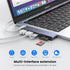 MOGOOD 5 1 1USB 3.0, 2USB 2.0, in USB C to SD/TF Card Reader Multiport Adapter, SD/TF Card Reader Adapter, Compatible
