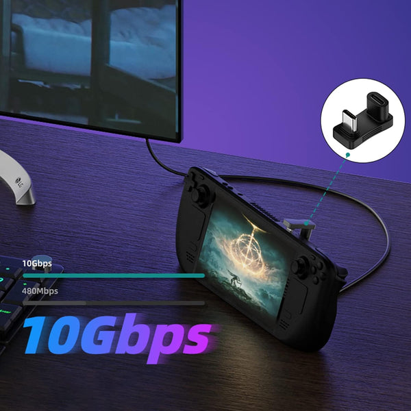 AOYUDJ Docking Station for USB Type C One-Out Two Adapter Game Console Cellphone Tablets Accessory