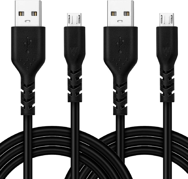 iSeekerKit PS4 Micro USB Charging Cable, 15FT 2Pack, Extra Long Fast Charging Cord for Samsung Tablet/Galaxy S7 Edge