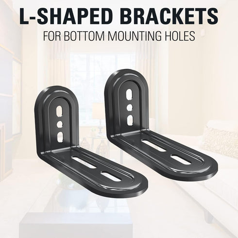 Mounting Dream Soundbar Bracket for TVs with Protruded Bottom, Holds Up to 15 lbs