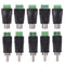 Lemoy 10-Pack Phono RCA Male and Female Plug to AV Screw Terminal Adapter