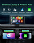 25HOURS 7" 1080P Apple Carplay Screen for Car, HD Portable Wireless Apple Carplay & Android Auto Touchscreen