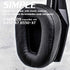 Ear Pads for B450-XT B550-XT Headset, Compatible with Microphone Foam (Protein Leather)