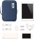 Lanola Travel Cable Organizer Bag, Electronic Accessories Case Portable Double Layer Cable Storage Bag
