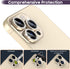 Suoman for iPhone 14 Pro Max Camera Lens Protector, Diamonds Bling Tempered Glass Cover