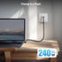 Cable Matters 40Gbps Right Angle USB 4 Cable, 3.3 ft, Supports 8K@60Hz Video and 240W Charging, Compatible with