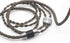 Youkamoo 8 Core Braided Silver Plated Replacement Cable for Hifiman HE4XX, 3.5mm to Dual 3.5mm Male