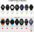 ANCOOL Quickfit 26mm Watch Band for Garmin Fenix 5X/7X/6X, Compatible with Fenix 6X Pro/5X Plus/7X Pro/8 (Black, Red,