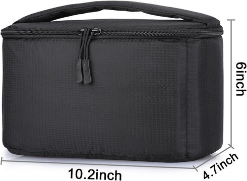 S-ZONE Padded Folding Camera Bag for DSLR, SLR, TLR, Sony, Canon, Nikon, or Flash