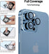 YWXTW Upgraded Tempered Glass Camera Lens Protector for iPhone 13 Pro Max & 13 Pro, 1 Set with Installation Frame.