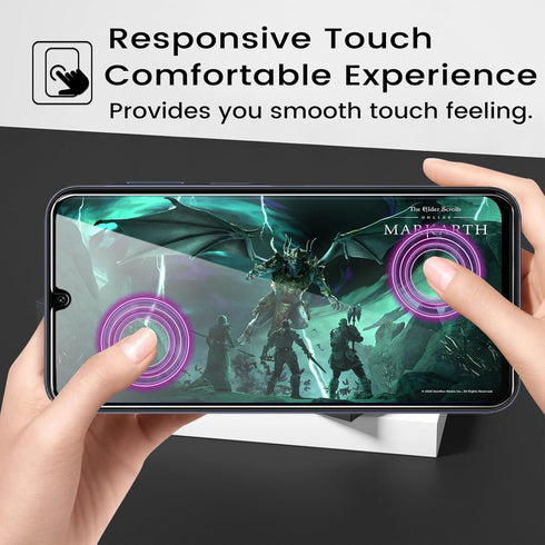 Samsung Galaxy A15 5G - 4 Pack Screen Protector & Camera Lens Protectors, Full Coverage, Anti-Fingerprint, Bubble Free.