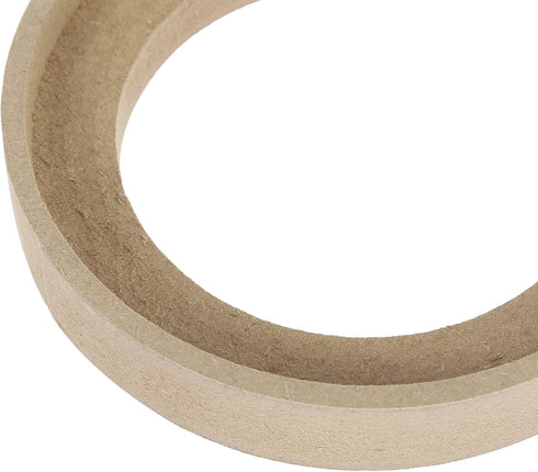 X AUTOHAUX Pair Car Beige Speaker Spacer Ring Adaptor Brackets for 3.5 Inch Speakers, 77mm ID