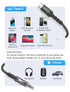 JSAUX USB C to 3.5mm Audio Aux Jack Cable, 3.3ft, Compatible with iPhone, iPad, Samsung Galaxy, Pixel