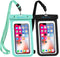 2-Pack Waterproof Phone Case, IPX8 Lanyard Waterproof Pouch, Universal Clear Dry Bag for iPhone 15/14/13/12 and Samsung