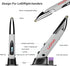 lychee Pocket Pen Mouse, Rechargeable Optical Ergonomic Mouse with Bluetooth and Stylus Function, Grey