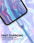 LIQUIPEL Powertek 6 ft iPhone Charger Cable, Fast Charging Lightning to USB Cord Adapter, MFI Certified, Compatible for