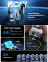 AINOPE USB C Cable, 60W 2-Pack 6.6ft USB C to USB C Cable Type C to Type C Charger Fast Charging Right Angle Nylon USBC to USBC Cable for iPhone 15 Pro Max Plus Samsung S24 Note 20 iPad Pro Air 11 13 by AINOPE