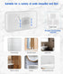 Waterproof Phone Holder for Shower, 360° Rotation, Adjustable Angle, Wall Mounted for Bathroom Mirror, Up to 7 Inch