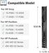 756743-001 VI04 V104 Laptop Battery for HP Pavilion 15-P 17-F Series, 14.8V 2600mAh 4Cell