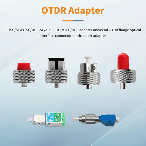 Fiber Optic Connector, Interchangeable Optical Fiber Connector for Single-Mode & Multi-Mode Fibers, 6 Styles