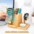 Wireless Charger for Apple Charging Station, Multiple Devices with PD 22.5W Adapter for iPhone 15/14/13/12 Series