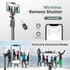 SENSYNE 72" Phone Tripod - Extendable Cell Phone Tripod Stand with Wireless Remote and Phone Holder, Compatible with