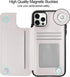 HianDier Wallet Case for iPhone 12 Pro MAX, 5G 6.7-inch Slim Protective Flip Folio with Credit Card Slot, White