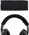 BlingKingdom Headphone Headband Cover Headphones Replacement Band Headband Protector with Zipper (Black)