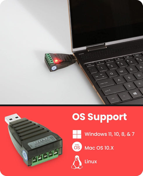 USB to RS-422/485 Converter with FTDI CHIP and Terminals