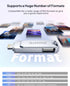 MFi Certified 128GB Flash Drive for iPhone, High Speed USB Memory Stick, External Storage for iPhone/iPad/Android/PC