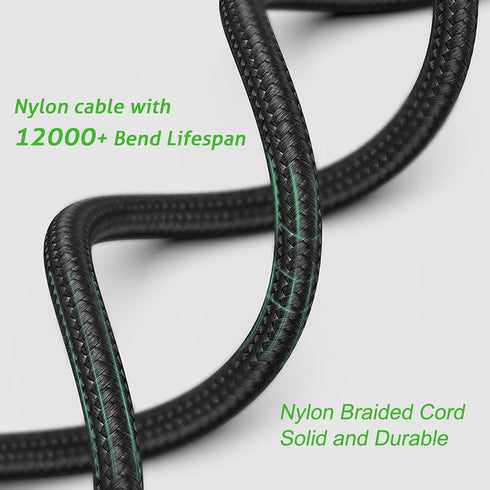 Ailun 6ft USB C to Lightning Cable 2-Pack, MFi Certified for iPhone 14/13/12/11/X, includes USB C to USB A Adapter.