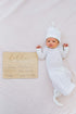 8.25" 11", Pearhead Baby Welcome Sign, Gender-Neutral Hello Baby Arrival Photo Prop, Hospital Birth Announcement