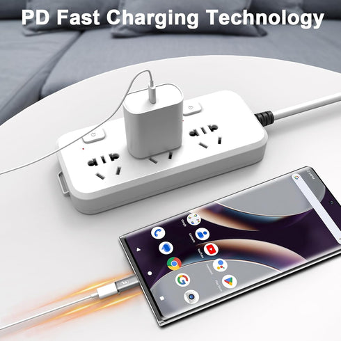 4-Pack Lightning Female to USB C Male Adapter, Type C Charger Cable for iPhone 15 Pro Max, iPad Pro, Samsung S24