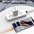 4-Pack Lightning Female to USB C Male Adapter, Type C Charger Cable for iPhone 15 Pro Max, iPad Pro, Samsung S24