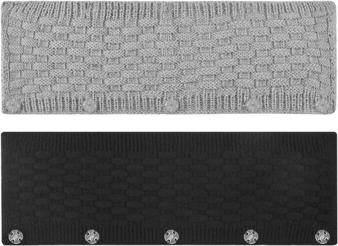 Geekria 2 PCS Knit Fabric Headband Pad - Compatible with Bose, AKG, Sennheiser, Sony Headphones