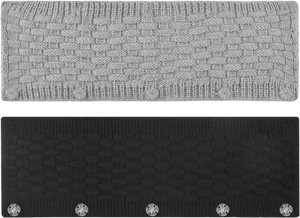 Geekria 2 PCS Knit Fabric Headband Pad - Compatible with Bose, AKG, Sennheiser, Sony Headphones