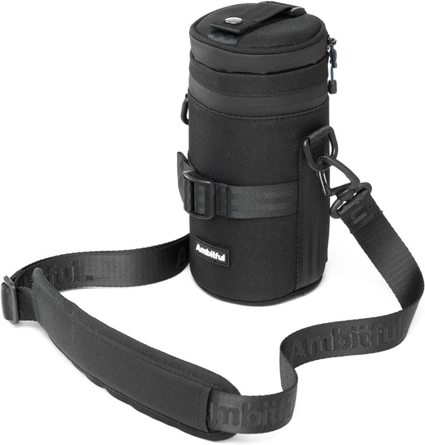 AMBITFUL Thick Camera Lens Pouch Case, Water/Dust/Shock Protection Lens Pouch for DSLR