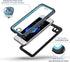 Lanhiem iPhone SE 2022/2020 Case - IP68 Waterproof Dustproof Shockproof with Built-in Screen Protector, Blue