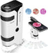 100x-250x Mini Pocket Microscope for Kids Adults, Portable Handheld Microscope with 5 Slides, Phone Adapter